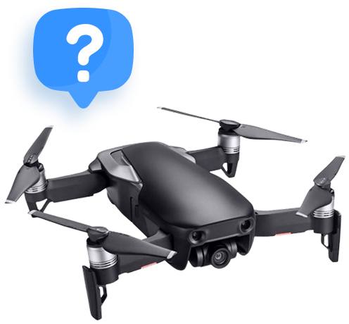 Drone with Question Mark